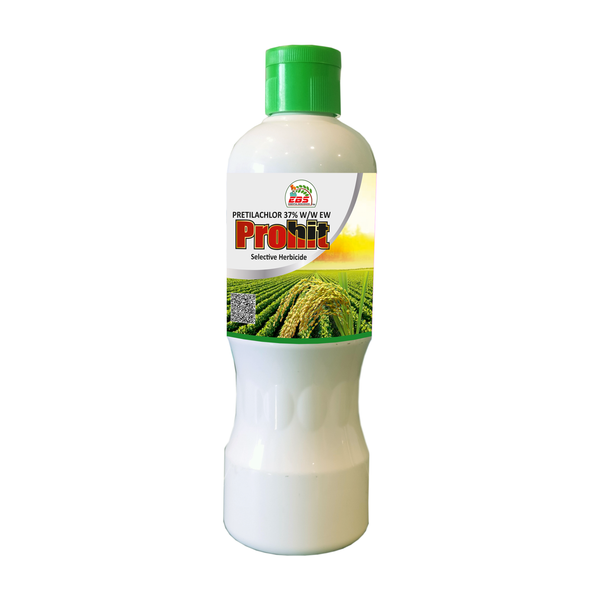 EBS PROHIT Pretilachlore 37% EW Herbicide, Broad-Spectrum Selective Systemic Action Pre-Emergence Herbicide, Use For Paddy
