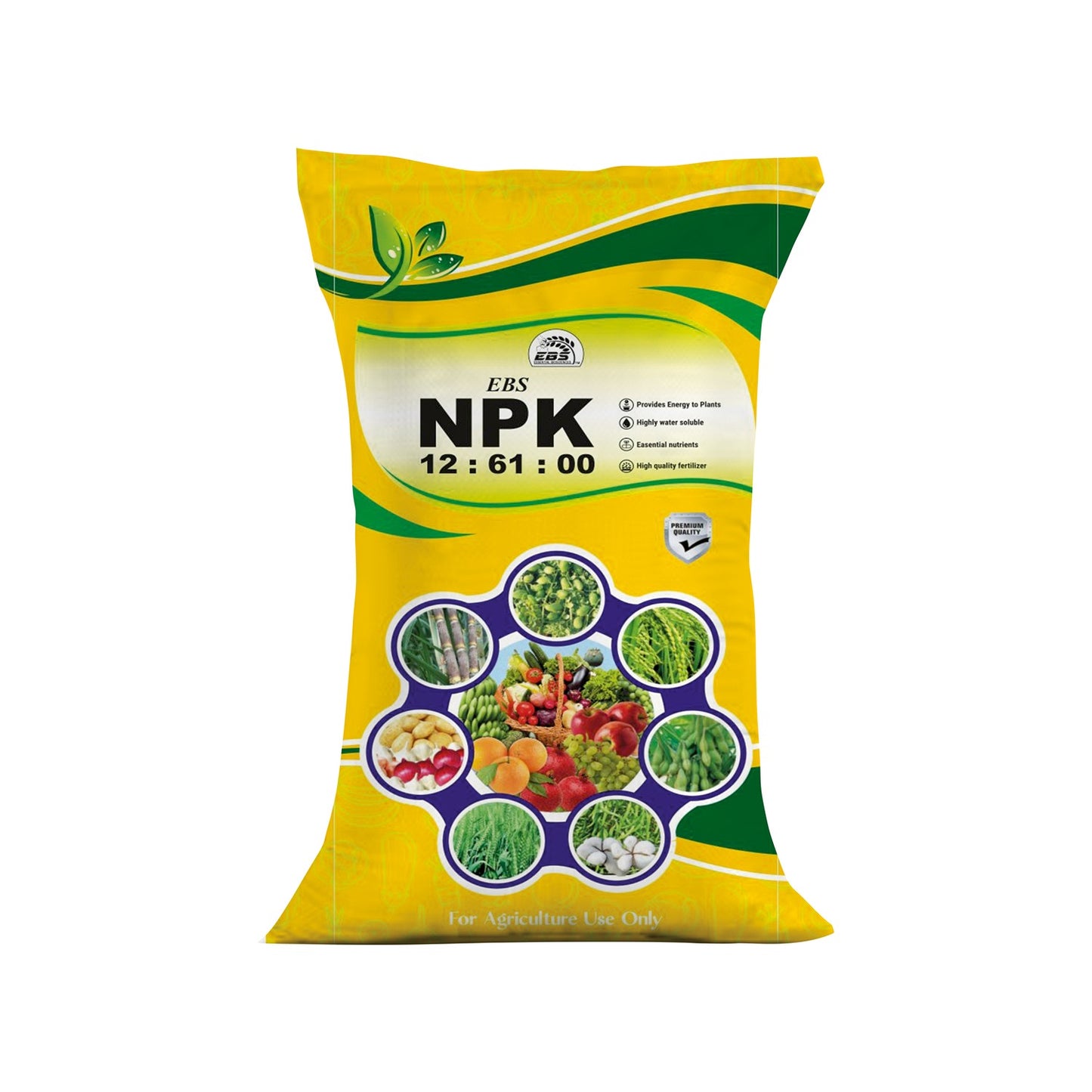 EBS NPK 12:61:00 (Mono Ammonium Phosphate) Water Soluble Fertilizer, Promotes Root And Faster Vegetative Growth