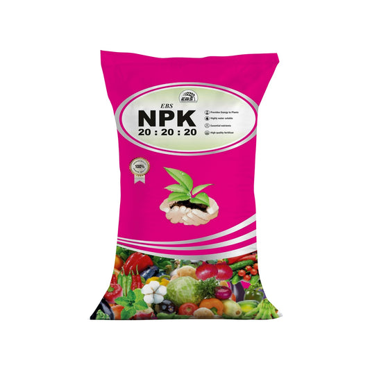 EBS NPK 20:20:20 Water Soluble Fertilizer, Improves Yield of Crops, Provides High Amount Of Essential Plant Nutrients