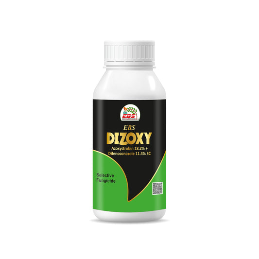 EBS DIZOXY Azoxystrobin 18.2% + Difenoconazole 11.4% Sc dual systemic Broad-spectrum fungicide for Plants and home garden